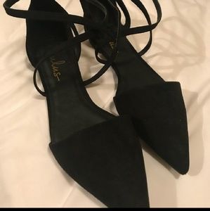Lulu's Black Flats Size 9